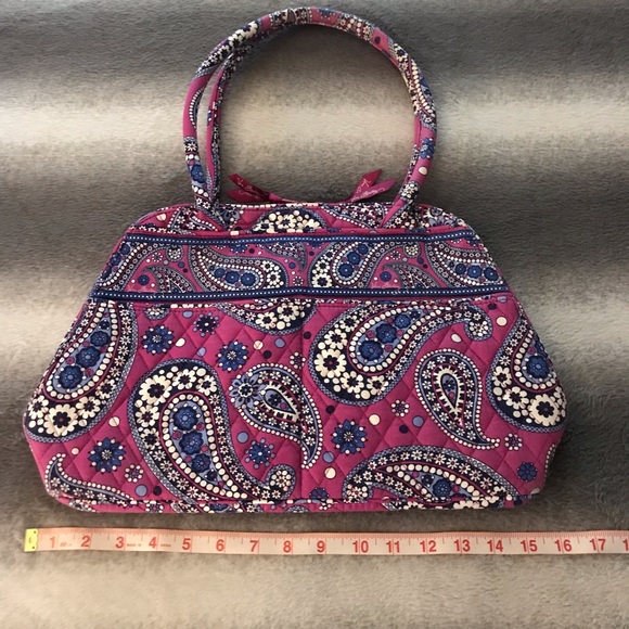 🚫SOLD🚫 Vera Bradley Best Boysenberry Bowler Bag - Picture 4 of 7